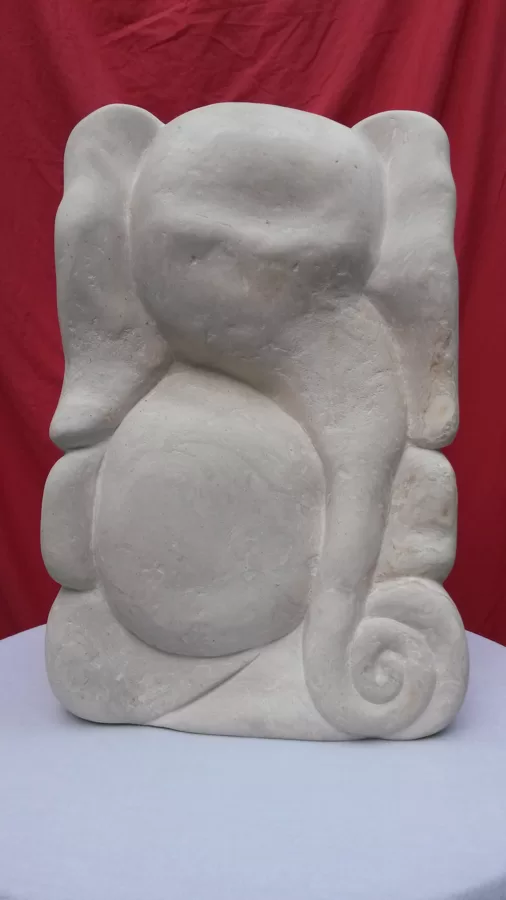 Eléphant boudha  (46x29x16 – 28 kg)